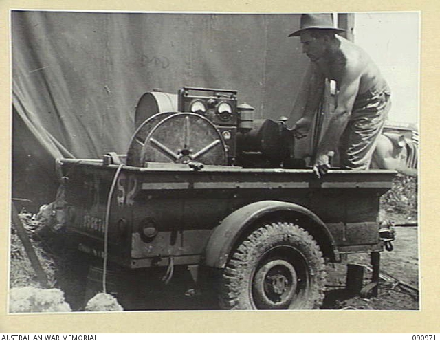 TARAKAN, BORNEO. 1945-05-04. CORPORAL G. WILSON, 49 WIRELESS SECTION ...