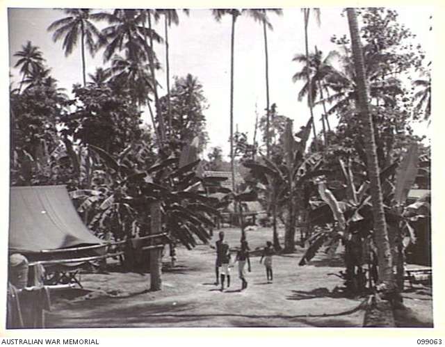 RABAUL, NEW BRITAIN. 1945-11-20. PART OF THE CAMP AREA OF 28 MALARIAL ...