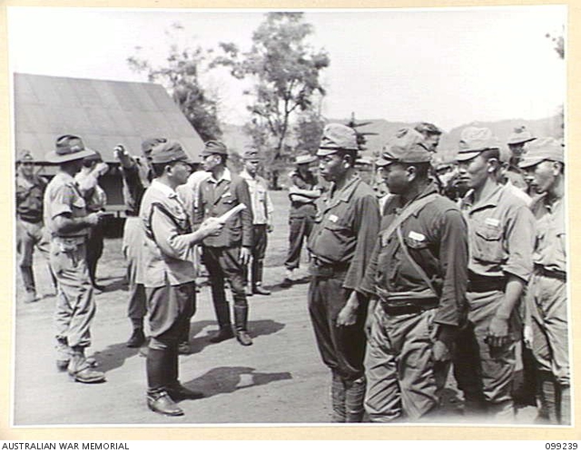 RABAUL, NEW BRITAIN, 1945-12-05. SUSPECTED JAPANESE WAR CRIMINALS WERE ...