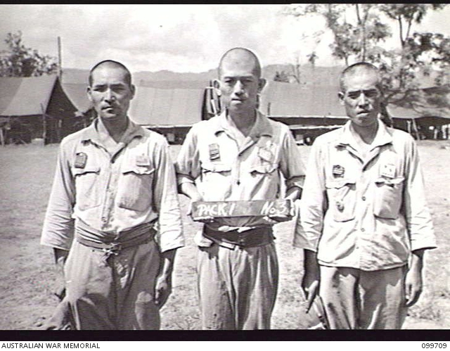 RABAUL, NEW BRITAIN, 1946-01-17. IDENTIFICATION PHOTOGRAPH OF SUSPECTED ...