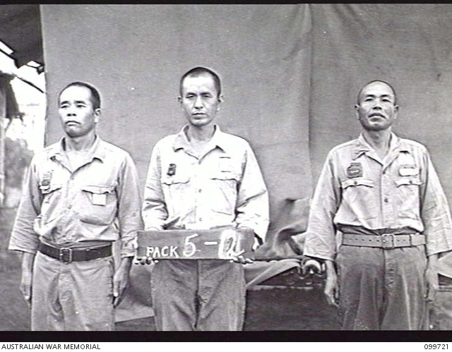 RABAUL, NEW BRITAIN, 1946-02-05. IDENTIFICATION PHOTOGRAPH OF SUSPECTED ...