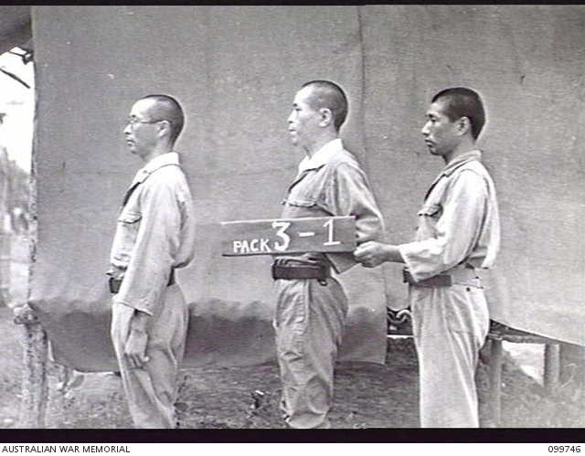 RABAUL, NEW BRITAIN, 1946-02-05. IDENTIFICATION PHOTOGRAPH OF SUSPECTED ...