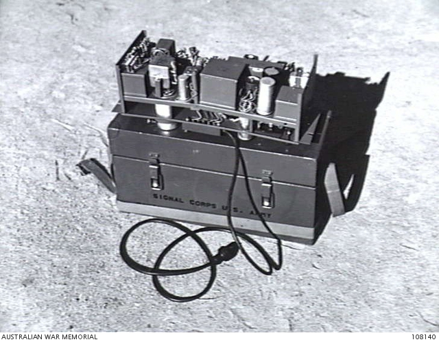 BALCOMBE, VIC, 1945-05-30. THE 101-B VOICE FREQUENCY RINGER OUT OF ITS ...