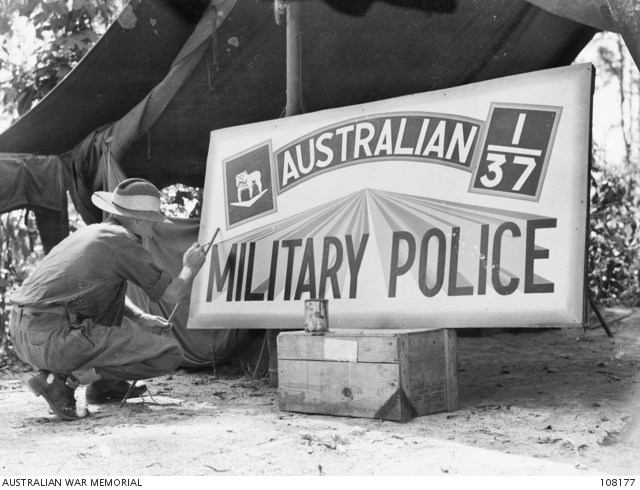MOROTAI, 1945-05-25. CORPORAL J. DWYER, 2/3RD LINES OF COMMUNICATION