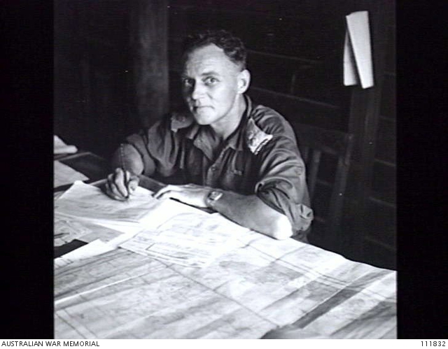 BEAUFORT, BORNEO. 20 JULY 1945. LIEUTENANT-COLONEL D. L. LEACH, OFFICER ...