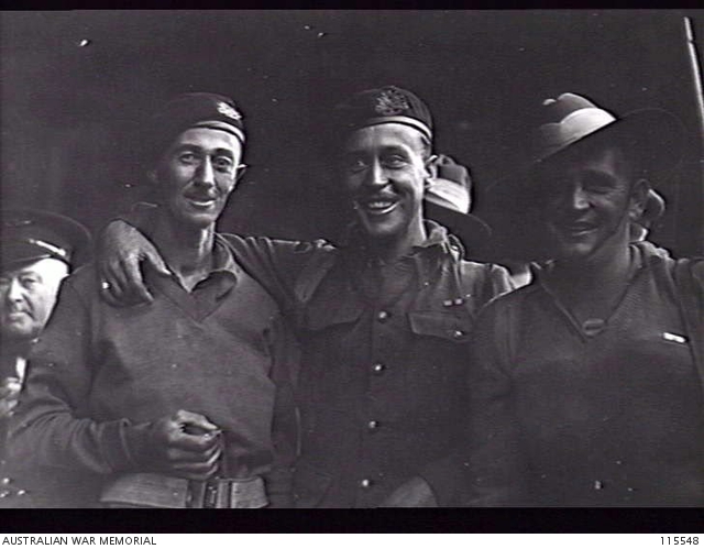 MELBOURNE, VIC. 1945-09-14. LIEUTENANT T. L. KILLEEN AND SAPPER G ...