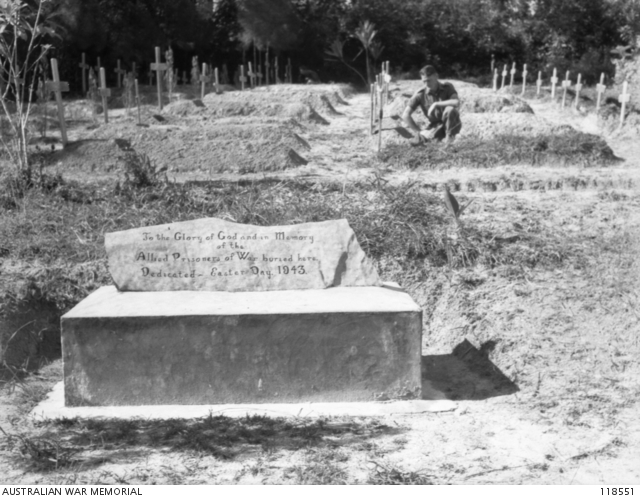 Kuching Sarawak Borneo 1945 09 24 Kuching Force The Prisoner Of War Cemetery In The Australian War Memorial