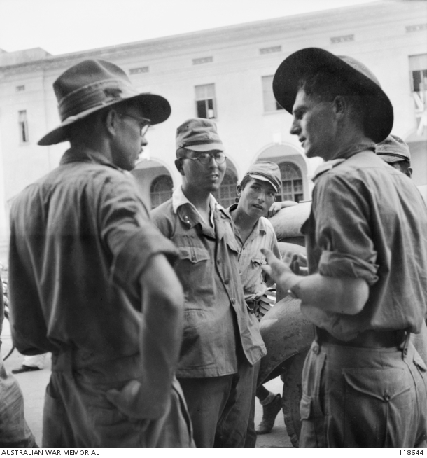 KUCHING, SARAWAK, BORNEO. 19450914. KUCHING FORCE. LT J. ACKHURST