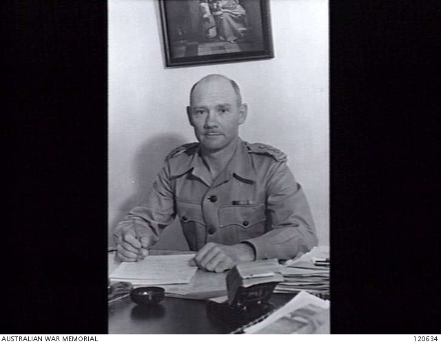 VICTORIA BARRACKS, MELBOURNE, VIC 1945-12. VX2191 CAPTAIN C. S. TAYLOR ...