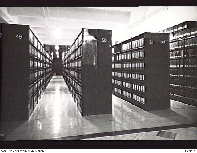 CANBERRA, ACT. 1962-06-28. THE AUSTRALIAN WAR MEMORIAL LIBRARY, SHOWING ...
