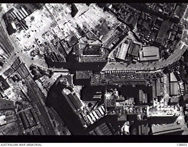EINDHOVEN, HOLLAND. 1943-04-05. EXTENSIVE DAMAGE TO THE PHILIPS ...