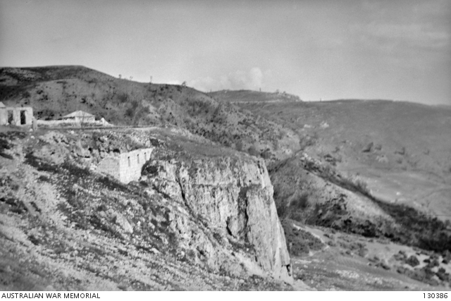 GREECE. 1945-04-09. VILLAGE OF ZOODOKHOS PEGE, AT THE SUMMIT OF VERROIA ...