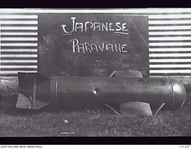 FLINDERS NAVAL DEPOT, VIC. C.1946-09-10. A JAPANESE PARAVANE ...