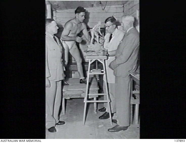 VIC. 1943-02-15. IN A QUIET CORNER OF A ROYAL AUSTRALIAN AIR FORCE ...