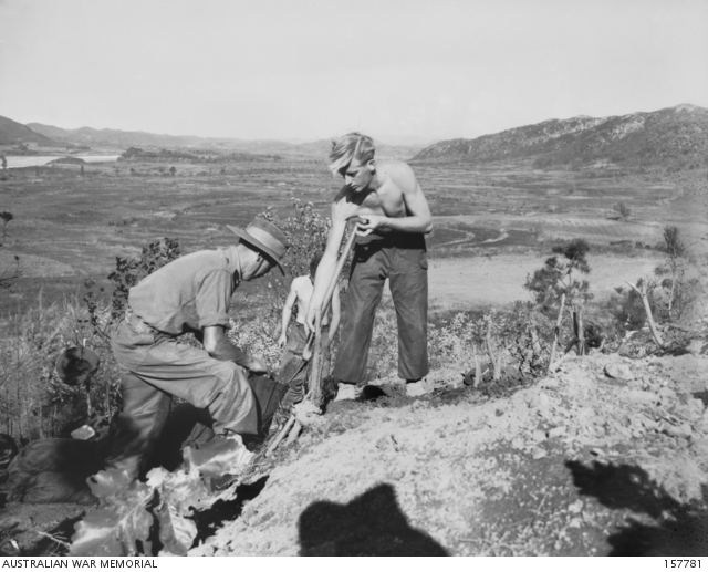Korea. 19531121. Members of the Anti Tank section, Support Company