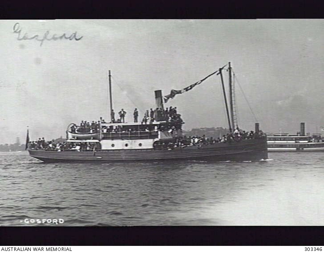 STARBOARD SIDE VIEW OF THE AUSTRALIAN PASSENGER VESSEL GOSFORD. (NAVAL ...