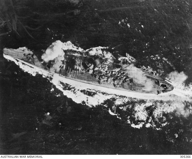 TABLAS STRAITS, WESTERN VISAYAN ISLANDS, PHILIPPINES. 19441025