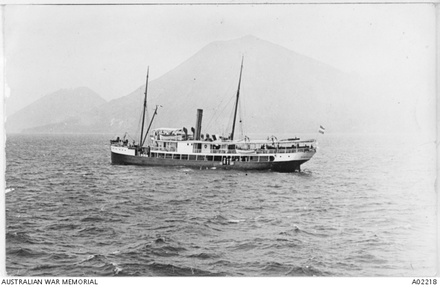 The German merchant ship SS Sumatra captured off Rabaul. | Australian ...