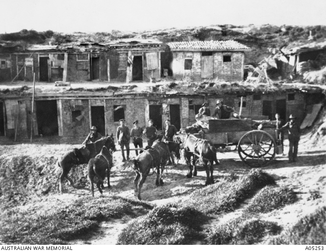 Members of the Australian Historical Mission party packed up and ready ...