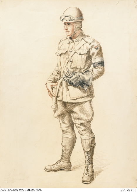 Despatch rider (Signaller R Falkner) | Australian War Memorial