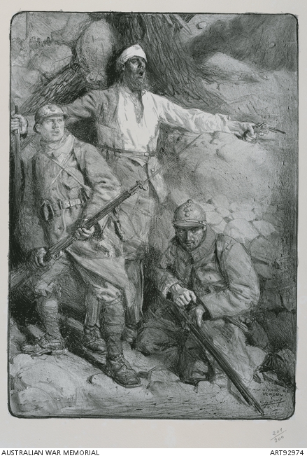 Le rempart de Verdun (The rampart of Verdun) c 1916 | Australian War ...