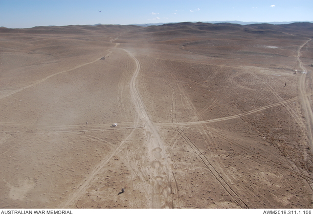 Image taken by a member of 633.7 from the ramp of Australian Army ...