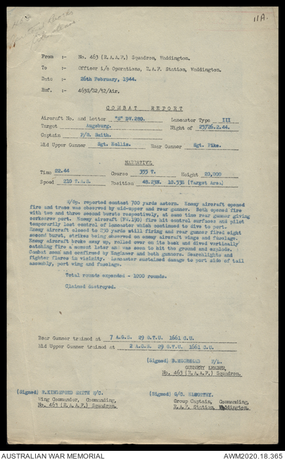AWM64 1/347 - [RAAF formation and unit records] Historical Records, No ...
