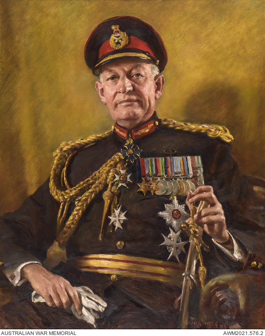 Portrait of Chief of the General Staff Sir Donald Beaumount Dunstan AC ...
