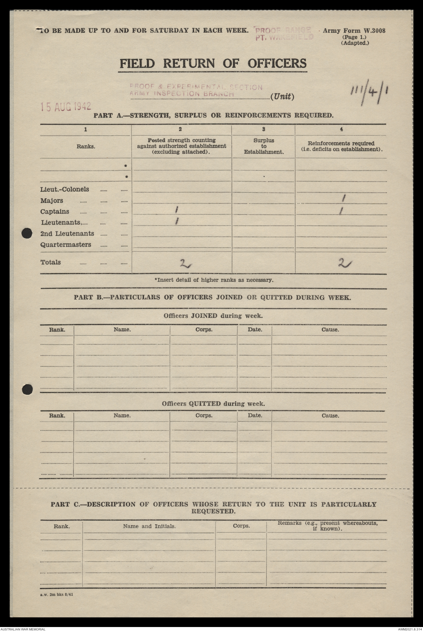 AWM52 13/19/5/1 - [Unit War Diaries, 1939-45 War] Proof and ...