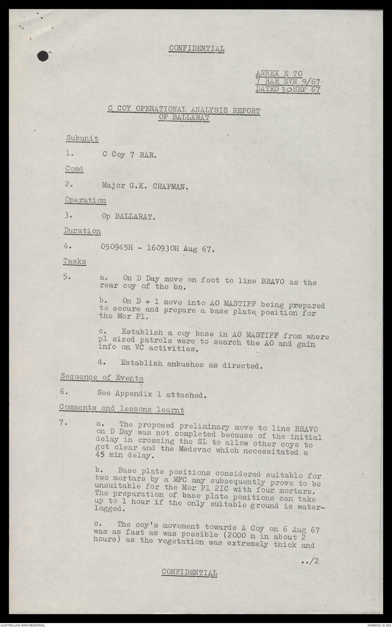 AWM117 52 - [Headquarters 1st Division (HQ 1 Div) - unregistered item ...