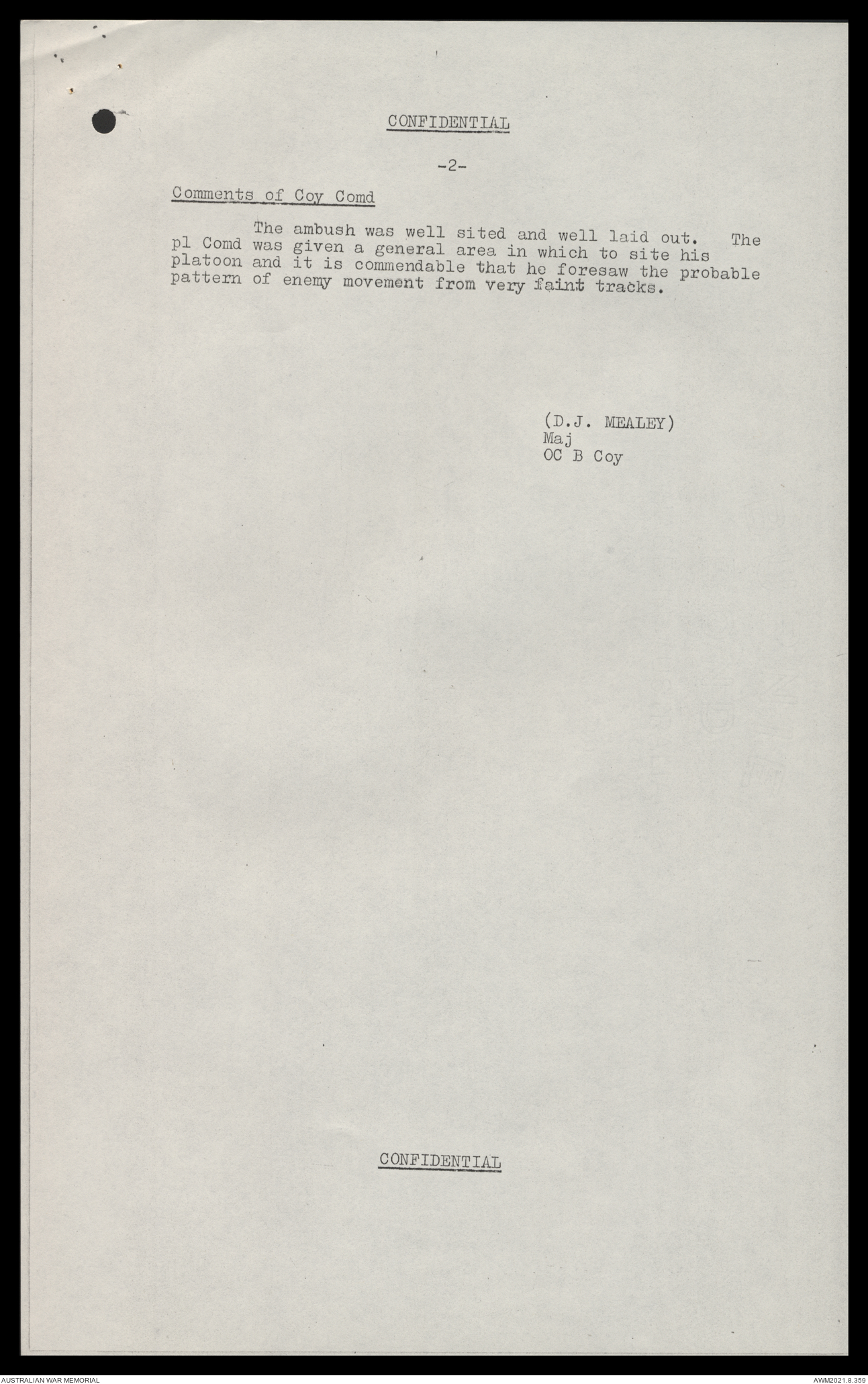 AWM117 52 - [Headquarters 1st Division (HQ 1 Div) - unregistered item ...