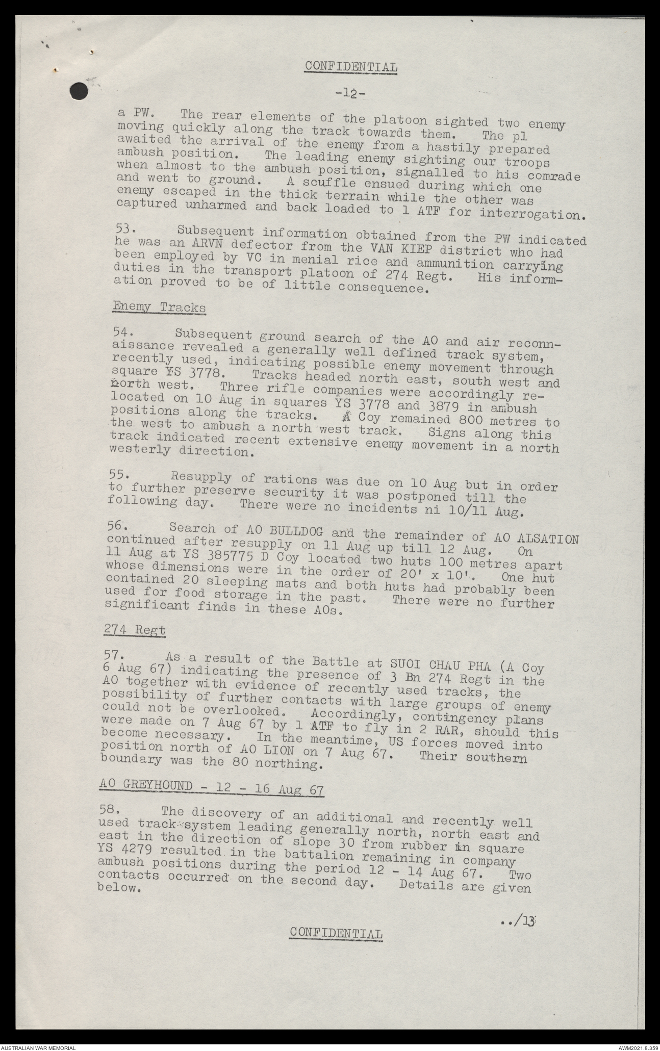 AWM117 52 - [Headquarters 1st Division (HQ 1 Div) - unregistered item ...