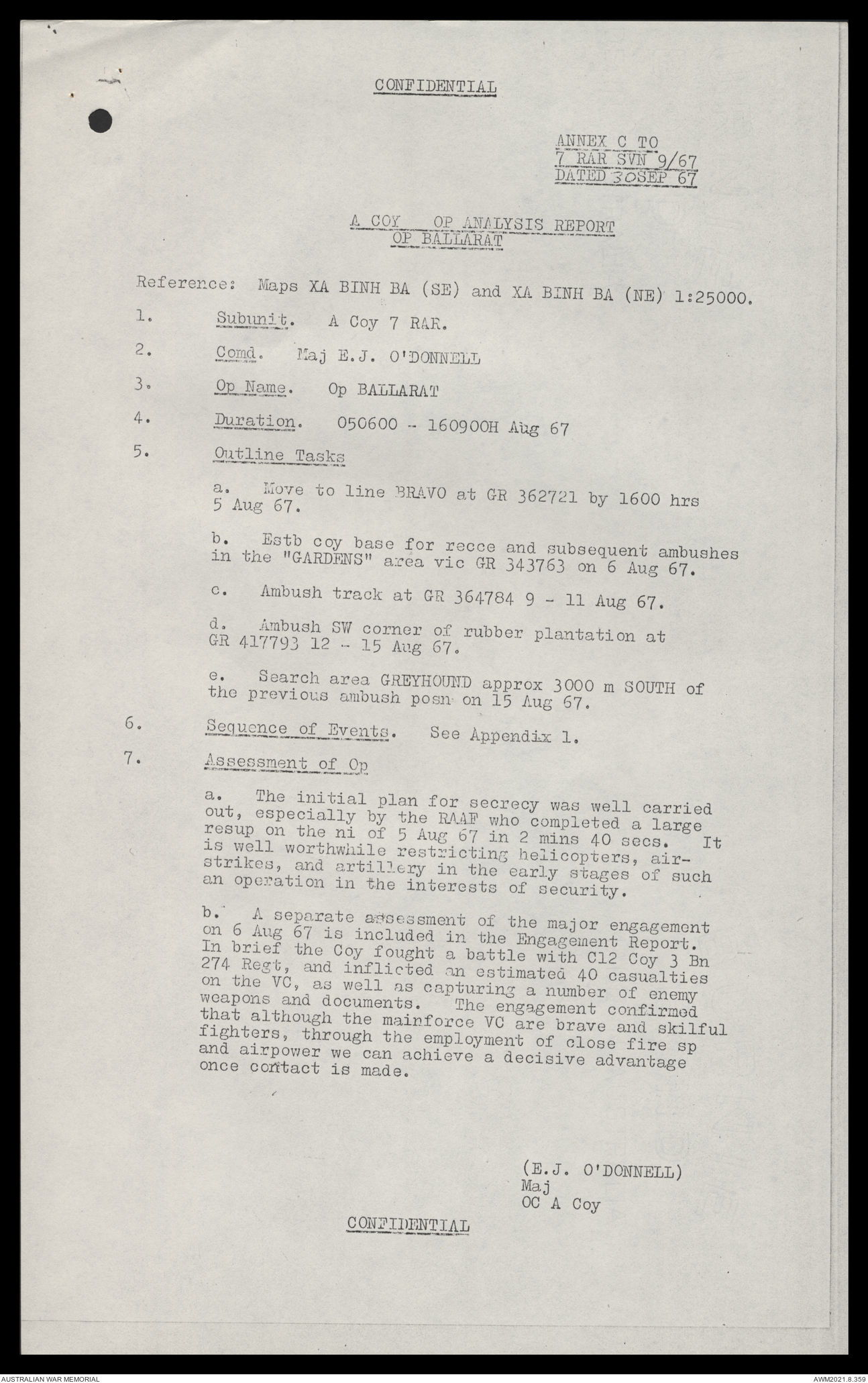 AWM117 52 - [Headquarters 1st Division (HQ 1 Div) - unregistered item ...