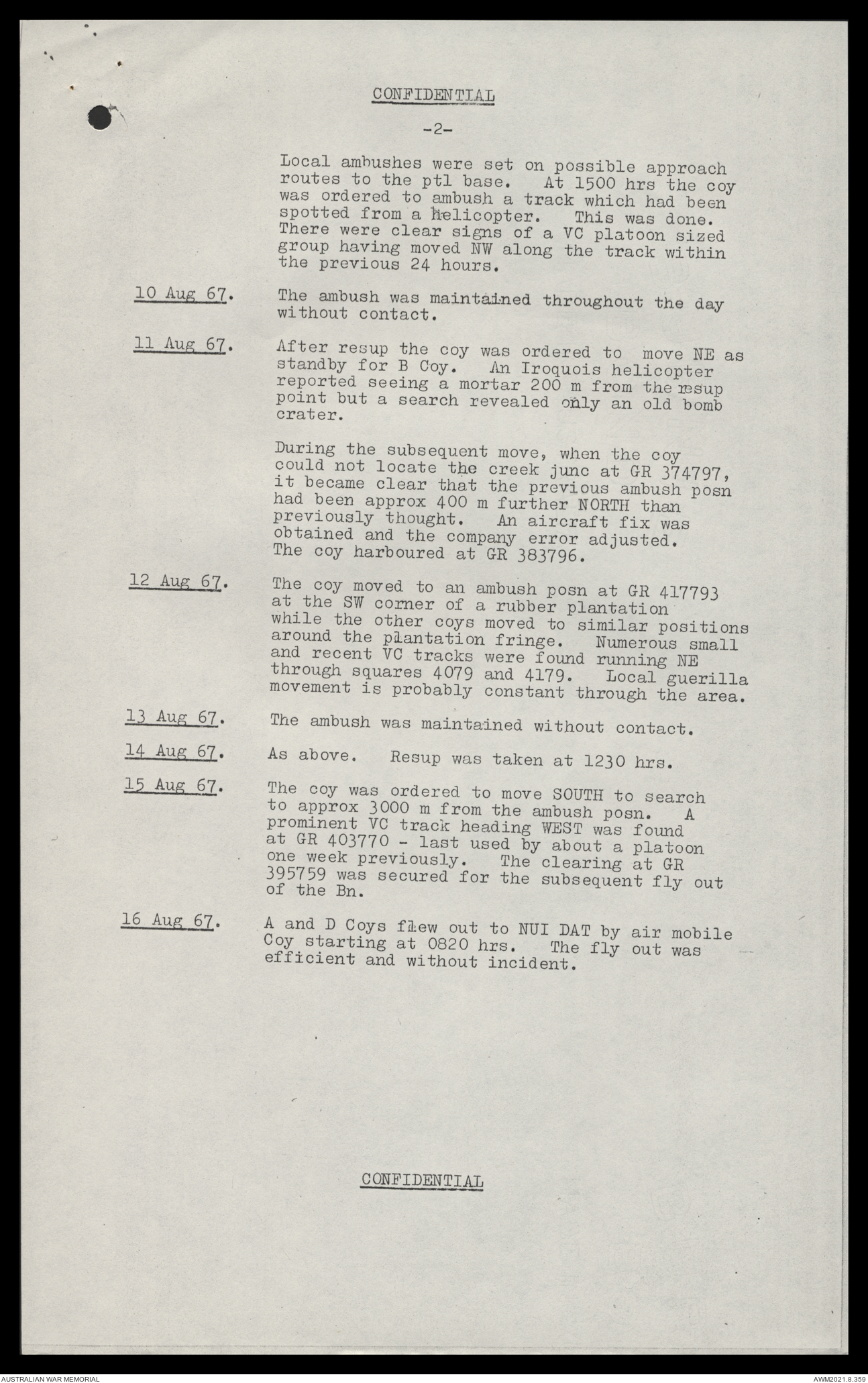 AWM117 52 - [Headquarters 1st Division (HQ 1 Div) - unregistered item ...