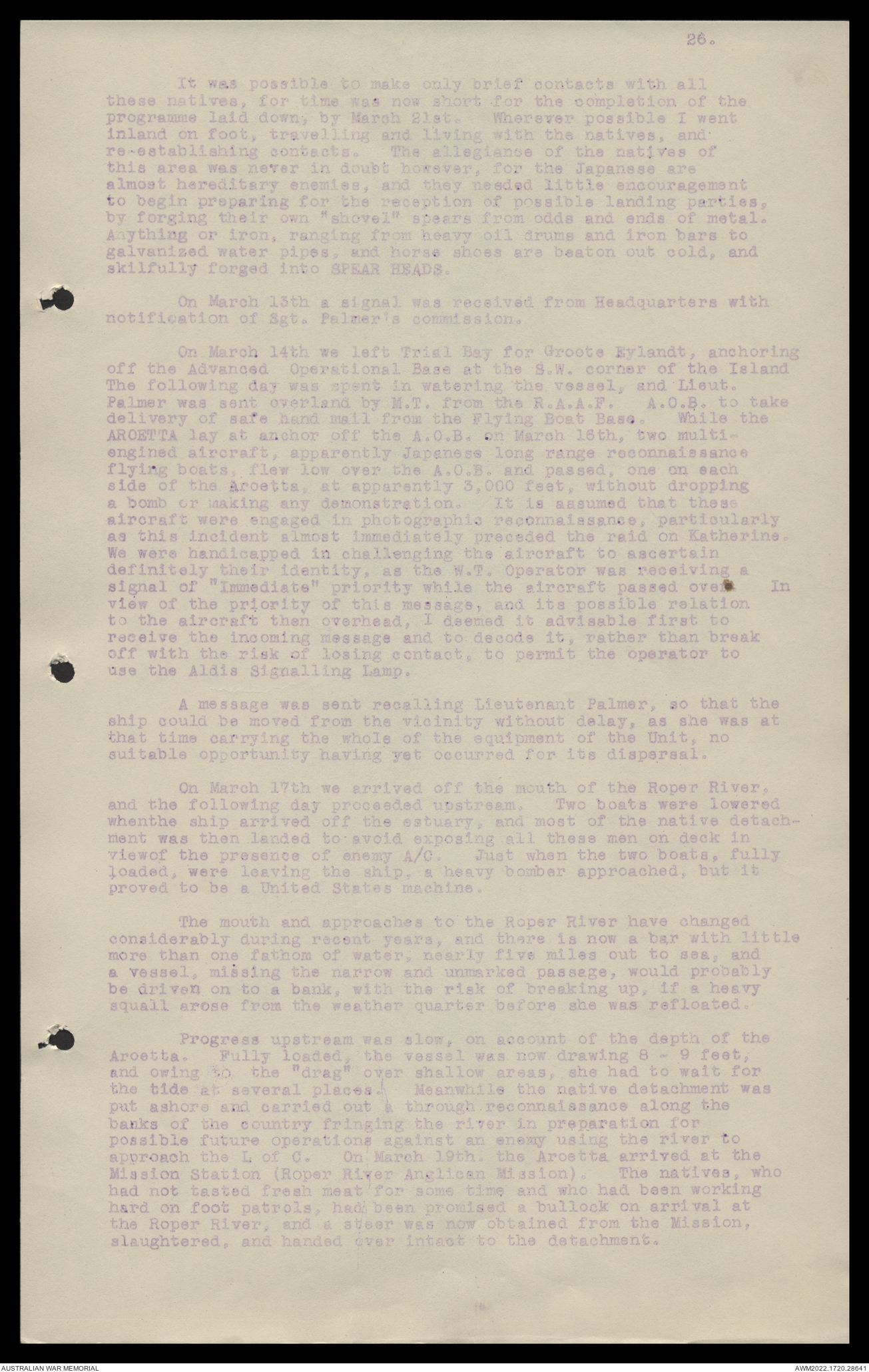 AWM54 741/5/9 PART 2 - [Patrols - Reconnaissance:] Report on Northern ...