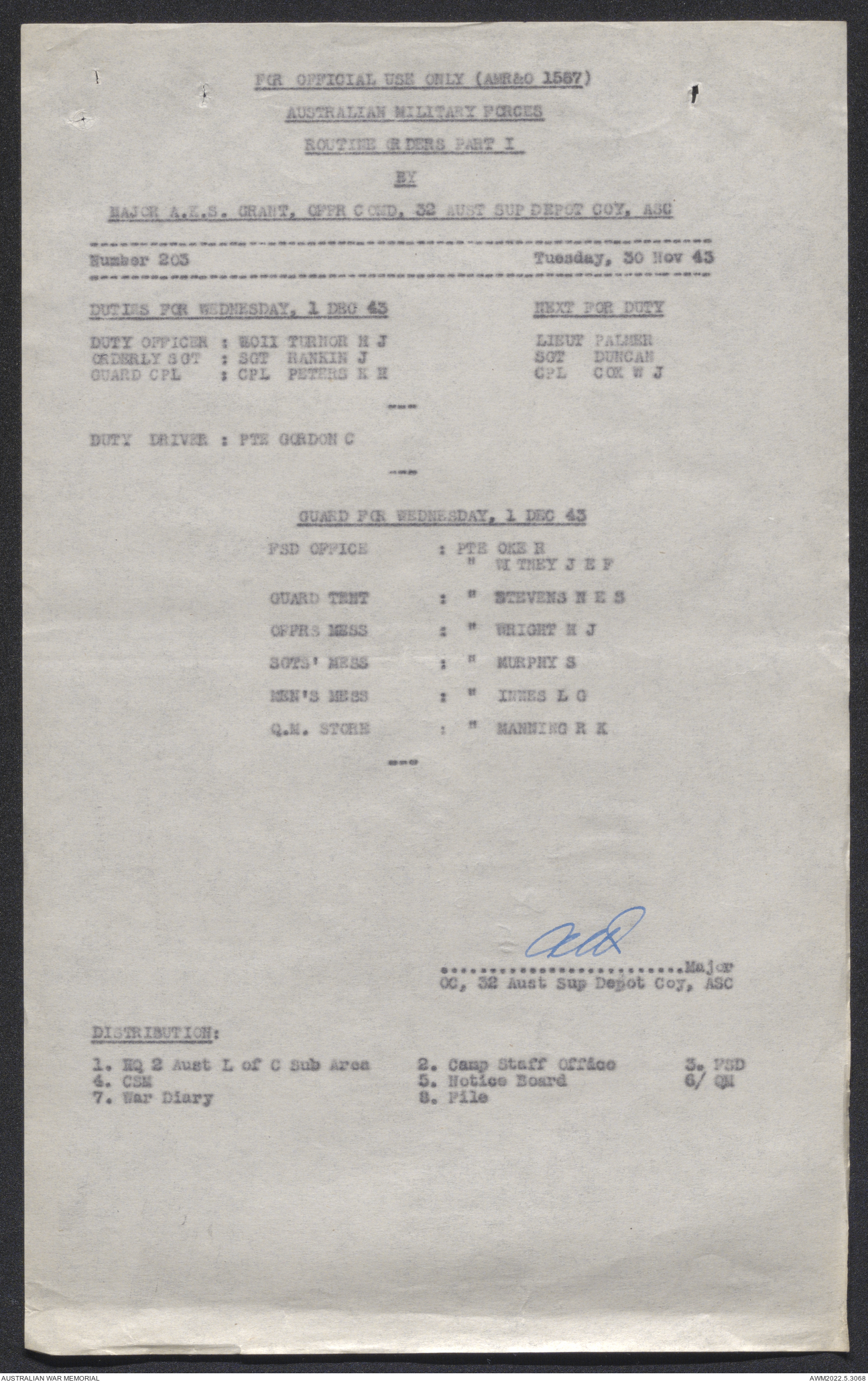 AWM52 10/38/32/3 - [Unit War Diaries, 1939-45 War] 32 Australian Supply ...