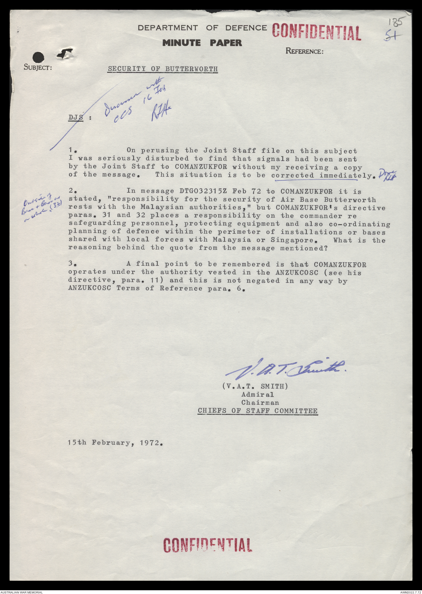 AWM122 69/2040 Part 4 - [Department of Defence, Joint Planning ...