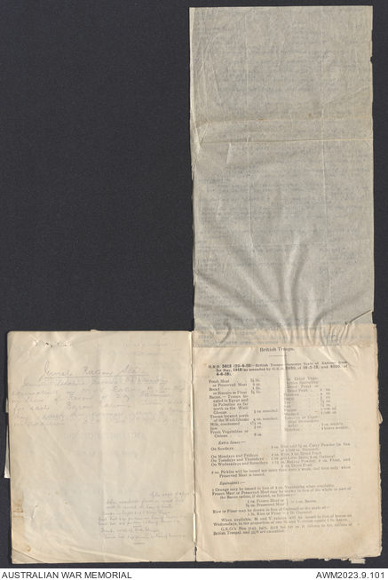Ration pamphlet : scales of rations, forage, fuel and light as ...