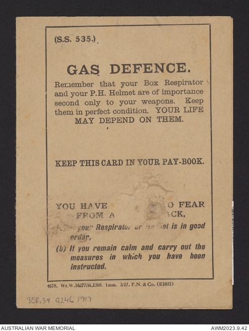 Ww2 Gas Mask Box Label Printable