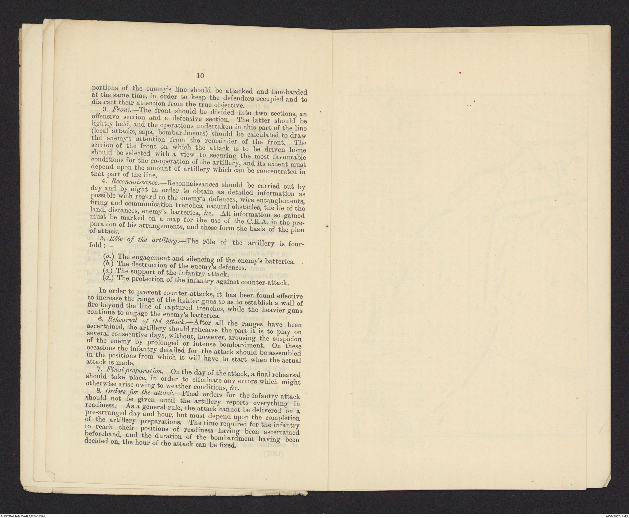 Trench warfare : notes on attack and defence / collated by the General ...