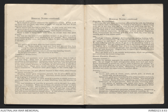 Field almanac 1917 | Australian War Memorial