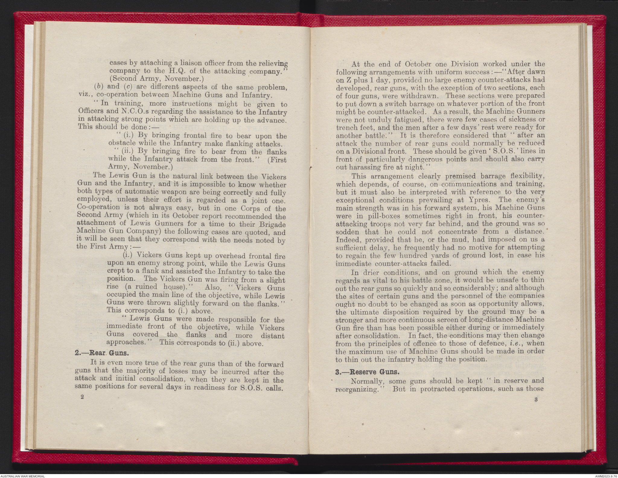 Machine gun notes / issued by the General Staff. Variant title ...