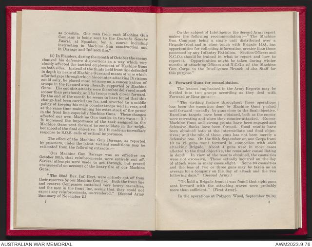 Machine gun notes / issued by the General Staff. Variant title ...