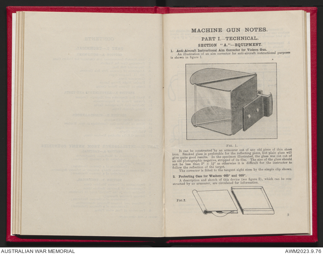 Machine gun notes / issued by the General Staff. Variant title ...