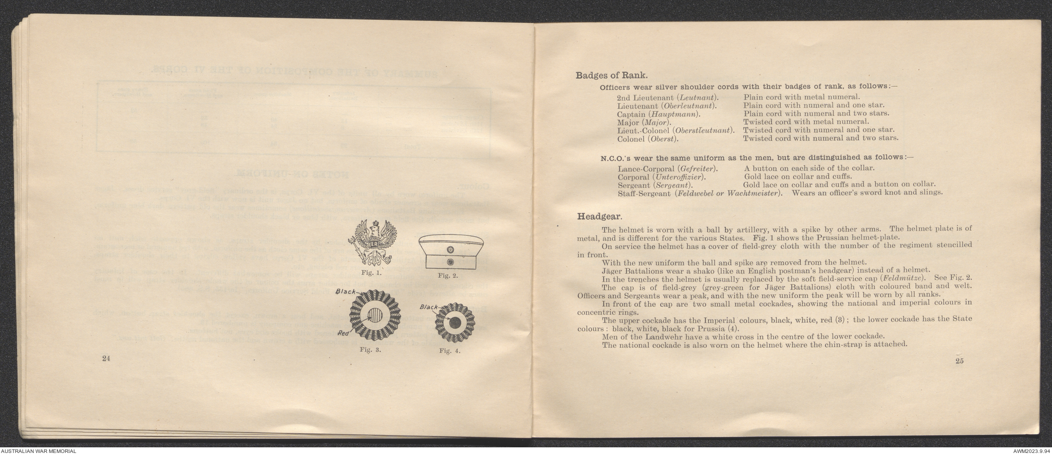 Notes on German army corps / General Staff, General Headquarters ...