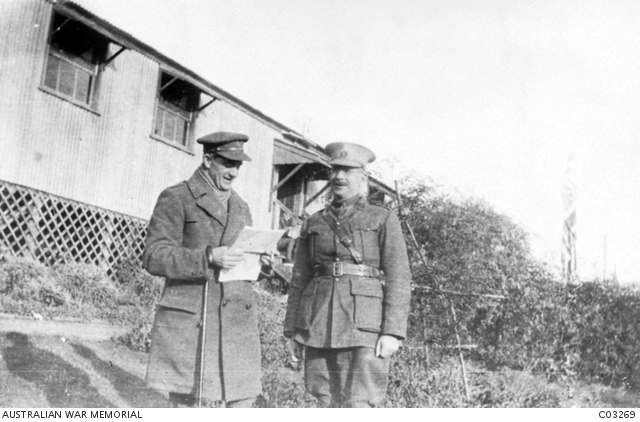 Captain Williamson (left), and Chaplain Robert Claude Racklyeft ...