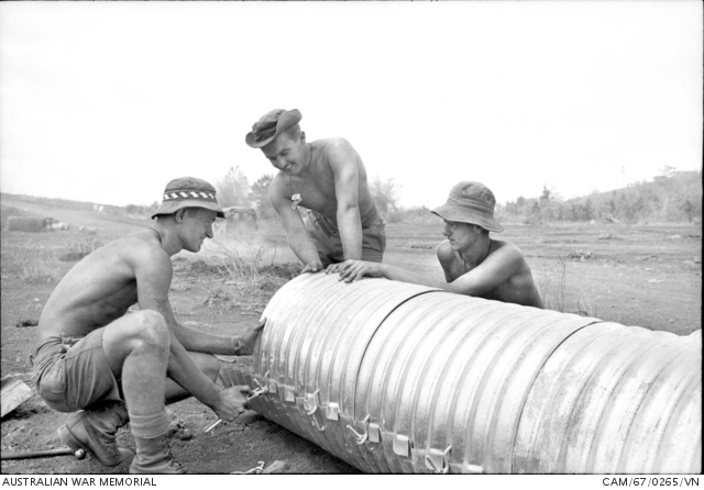 Vietnam. 1967. Left to right: Sapper Arend de Weger of Manly, Qld ...
