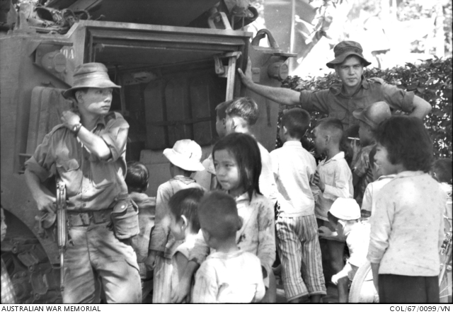 43343 Private Barry Richard Delsar, a soldier of Charlie (C) Company of