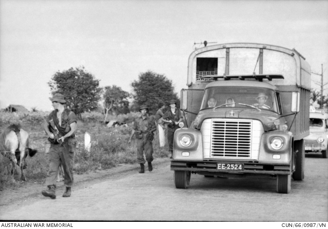 Vietnam. 1966-12. Men of B Company, 6th Battalion, The Royal Australian ...