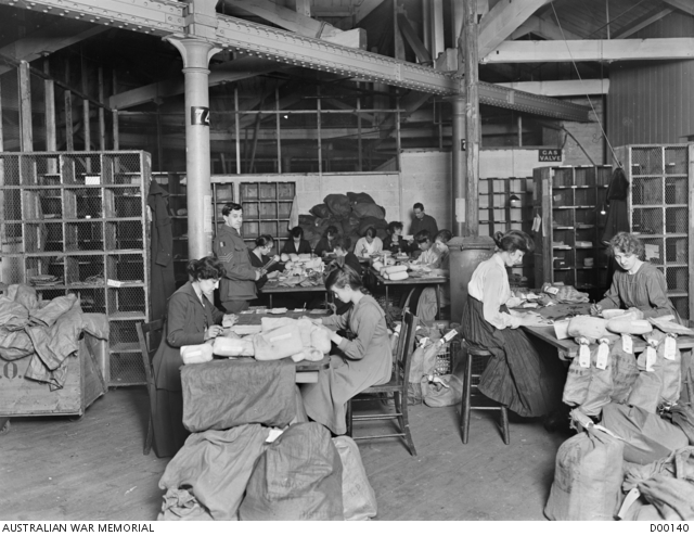 Registration room at the Australian Base Post Office, showing ...